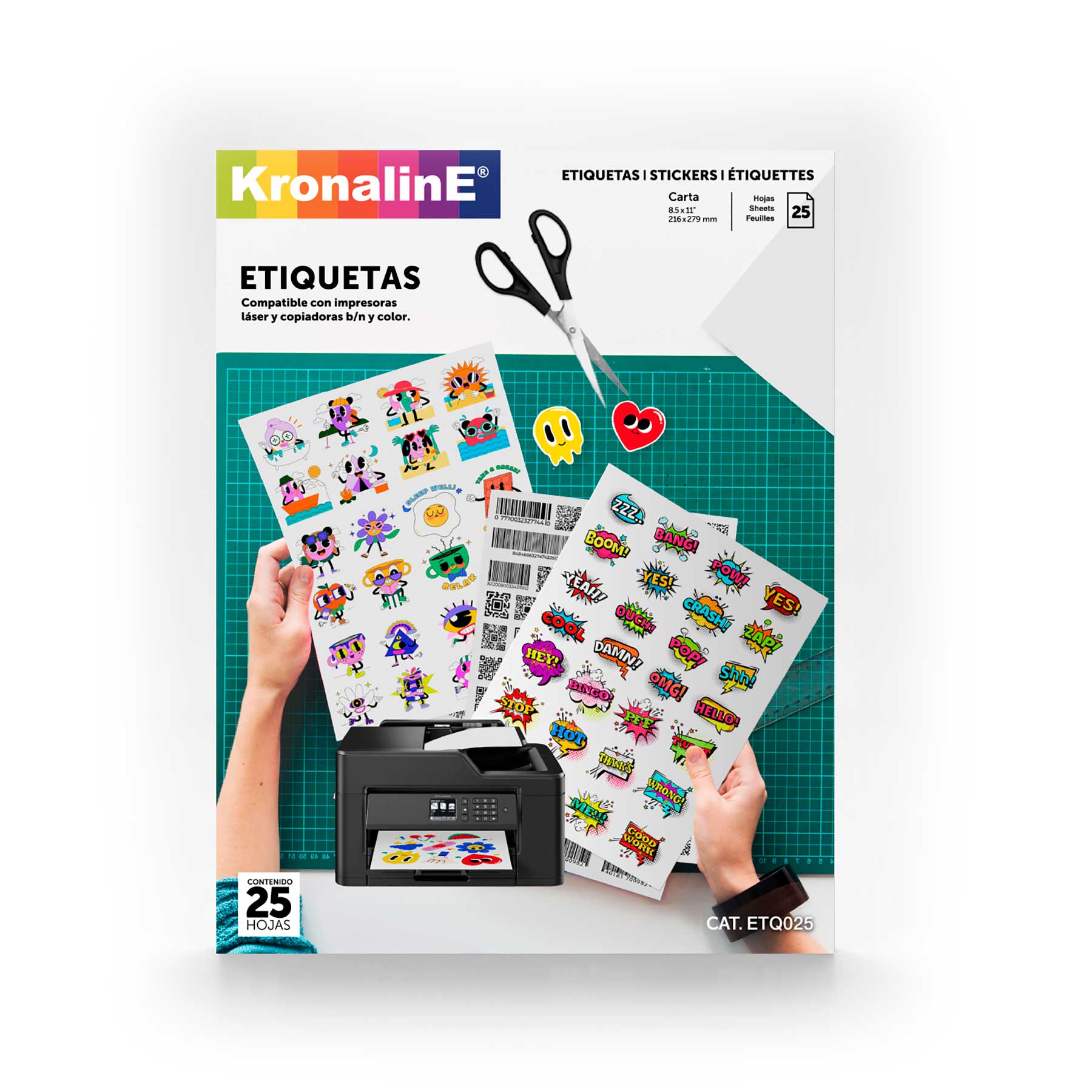 ETIQUETA LASER KRONALINE CARTA