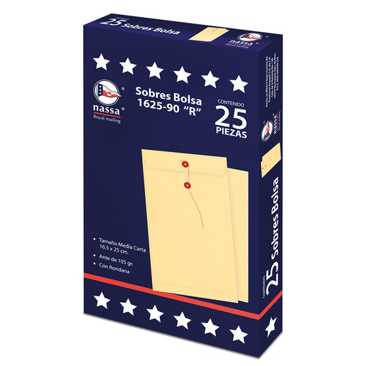 SOBRE PAPEL NASSA RONDANA ESQUELA 162