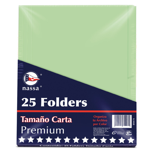 FOLDER CARTA ECO NASSA VERDE  PQ25