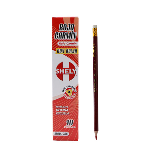 LAPOZ CHECADOR CON GOMA SHEL TRIANGULAR ROJO