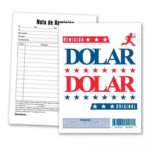 BLOCK REMISION 1/8 DOLAR ORIGINAL DE 45H