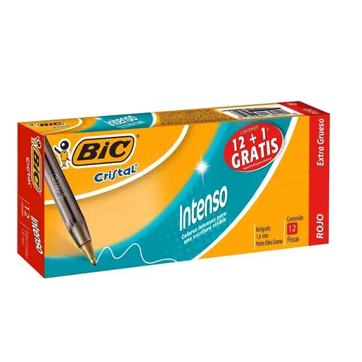 BOLIGRAFO MEDIANO BIC 1.6 ROJO