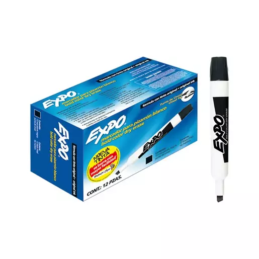 MARCADOR PARA PIZARRóN EXPO COLOR NEGRO