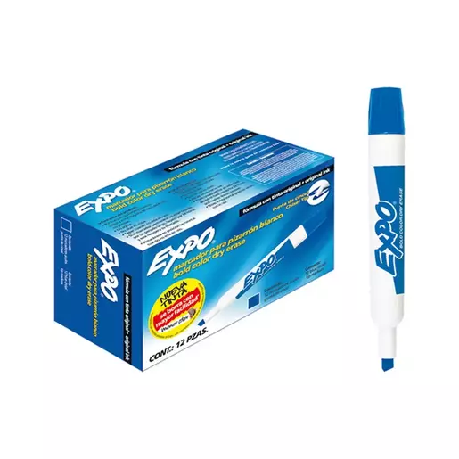 MARCADOR PIZARRON EXPO AZUL