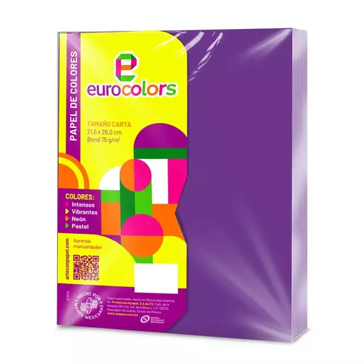 PAPEL EURCOL CARTA MORADO