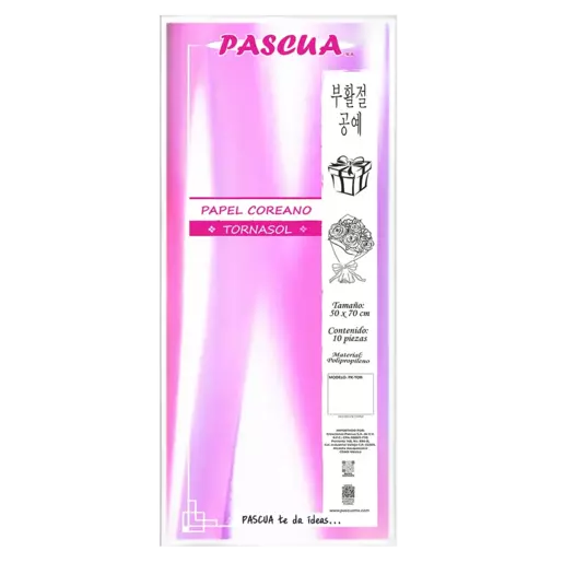PAPEL COREANO PASCUA COLOR ROSA TORNASOL
