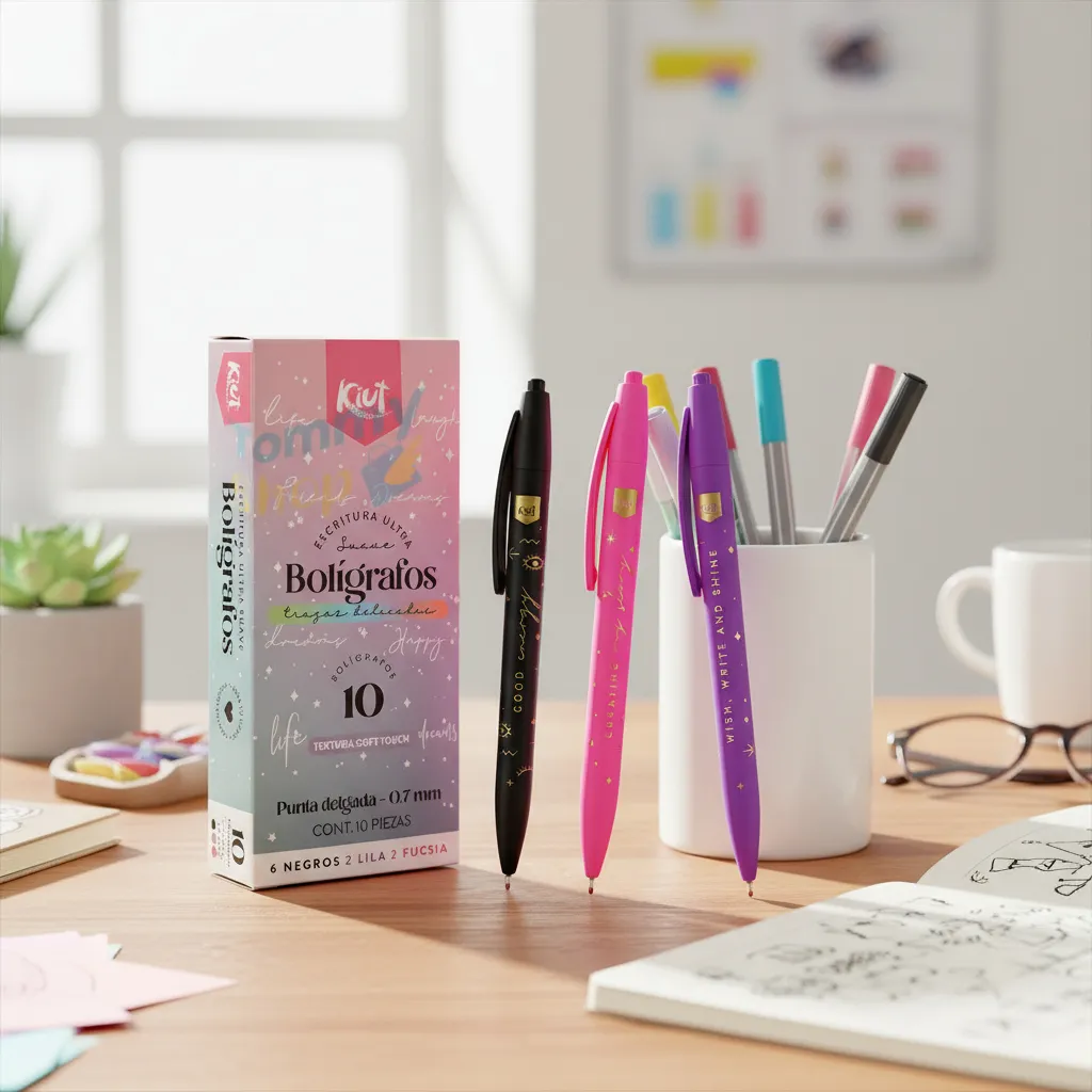 BOLIGRAFO PUNTO FINO COLORES SURTIDOS KIUT