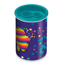 SACAPUNTAS CON BOTE DE METAL MAPED PIXEL 